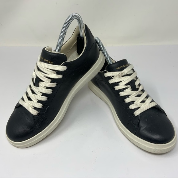 Tory Burch Black and White Sneakers - Picture 1 of 11